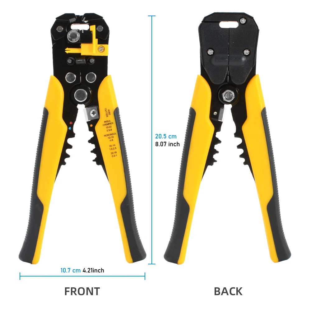 Adjustable Crimper Cable Cutter, Automatic Wire Stripper, Multifunctional Hand Tool