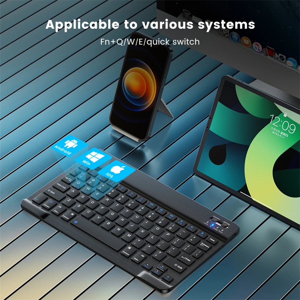 EMTRA Bluetooth Wireless Keyboard and Mouse for Android, iOS, Tablets