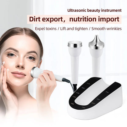 Ultrasound Skin Care Machine for Face Lifting, Eye Massager, SPA