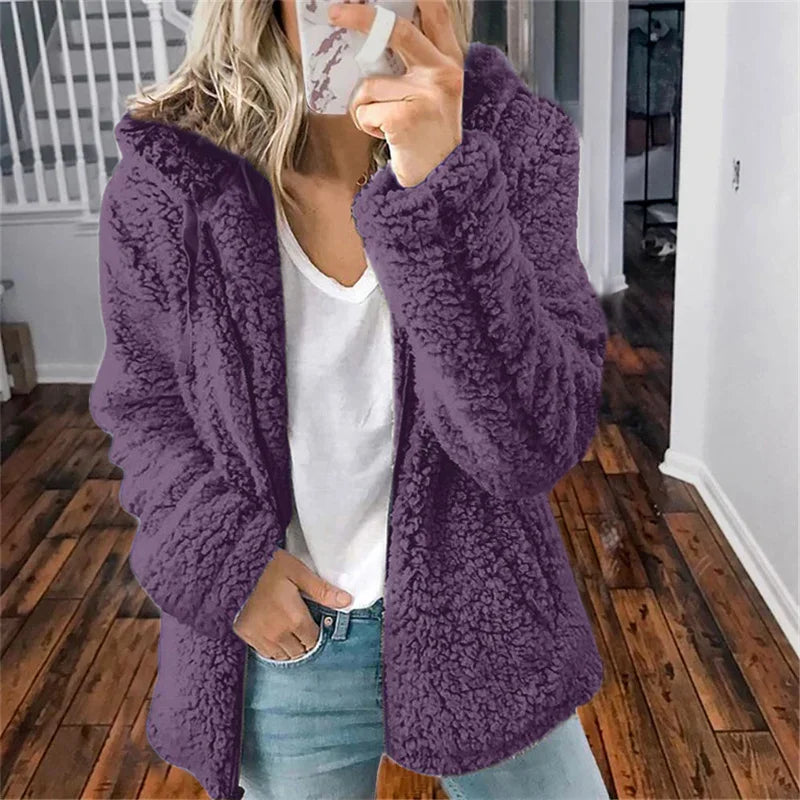 Women’s Plush Hooded Sweatshirt