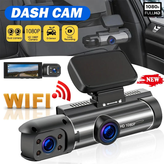 1080P Dual Dash Cam WiFi Car DVR