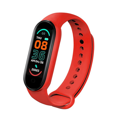 M6 Smart Watch Fitness Tracker Heart Rate Blood Pressure Monitor