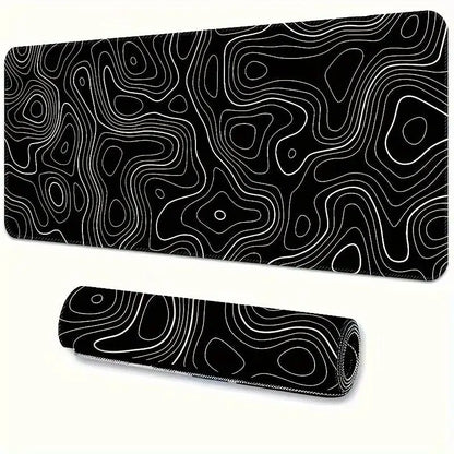 Large Non-Slip Rubber Mouse Pad for Gaming and Desk Use