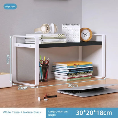 Wooden Desktop Shelf Storage Rack