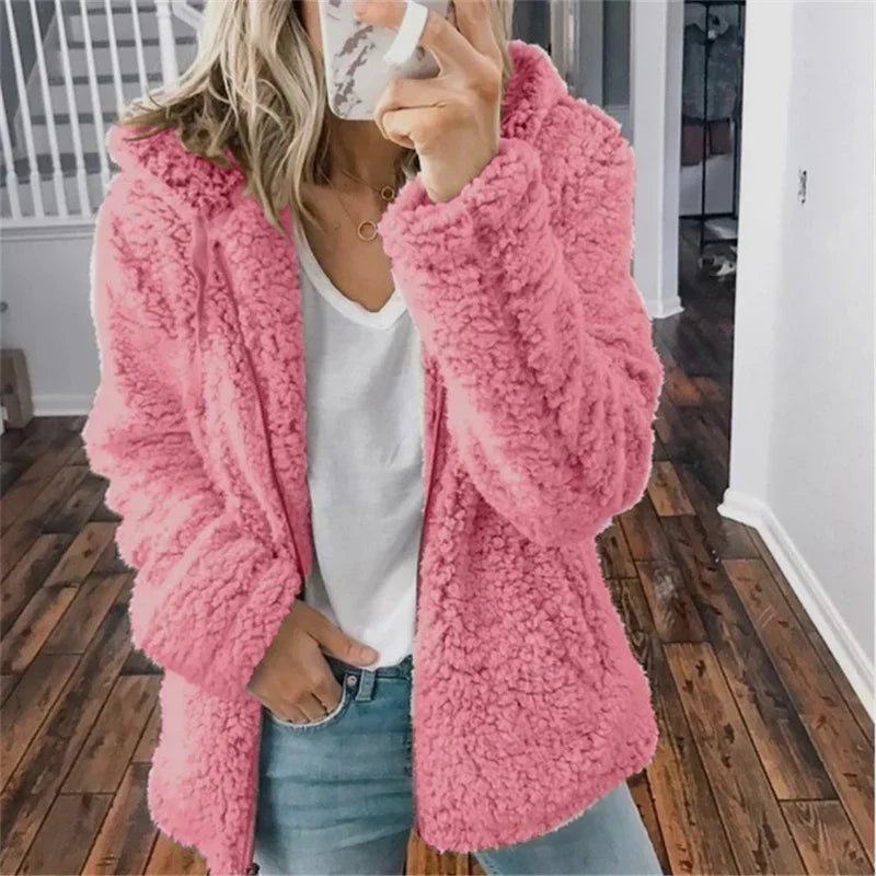 Women’s Plush Hooded Sweatshirt