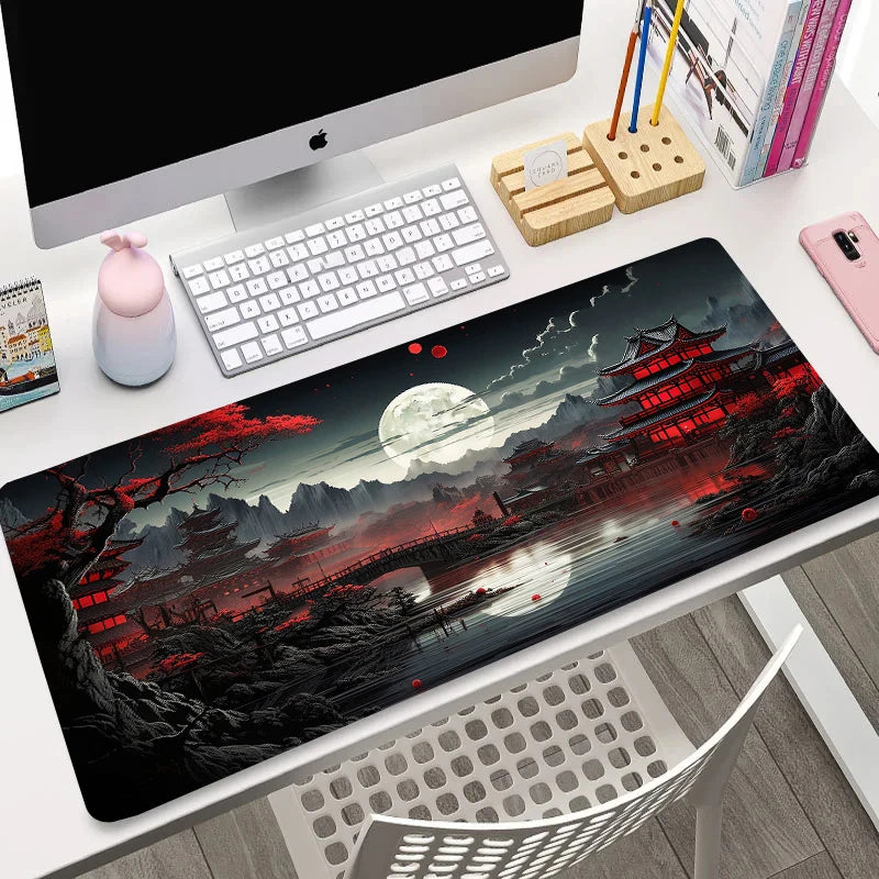 Starry Sky Moon XXL Gaming Mouse Pad for Desk