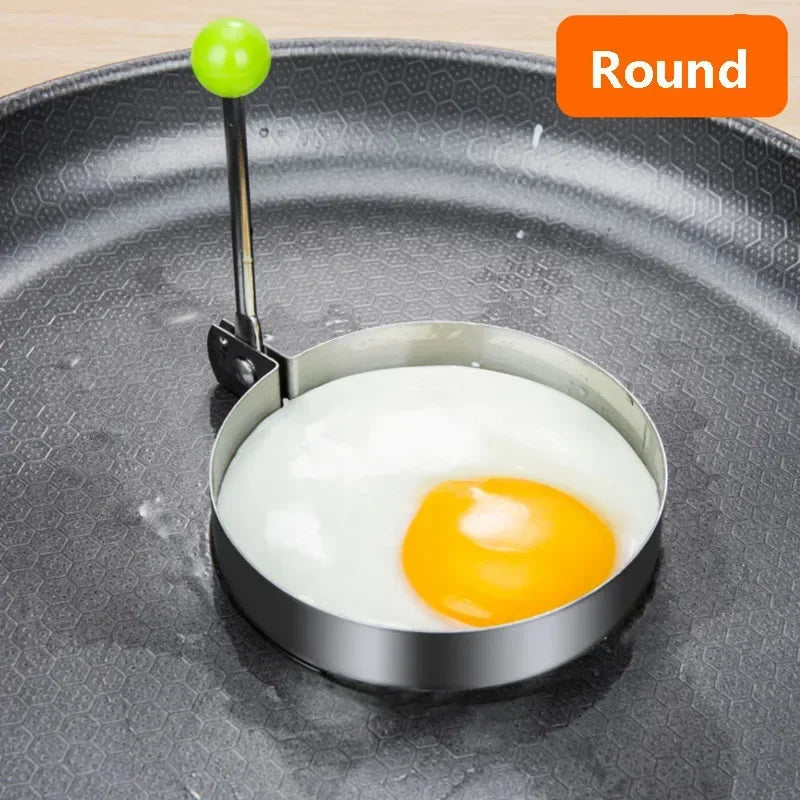 Stainless Steel Fried Egg, Pancake, Omelette Rings - 5 Styles