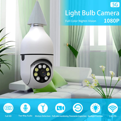 2.4G E27 WiFi Light Bulb Camera