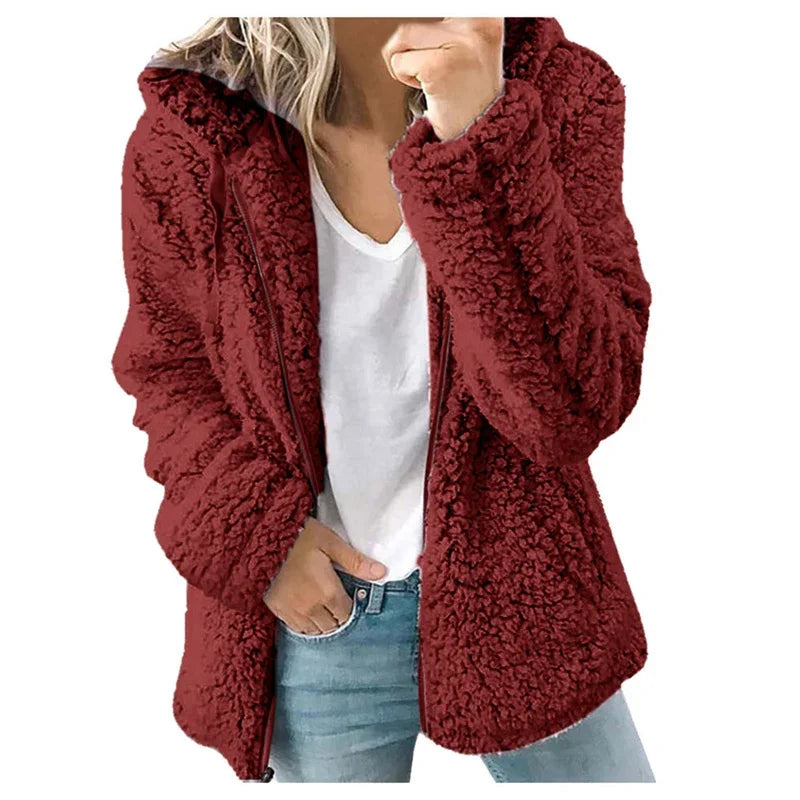 Women’s Plush Hooded Sweatshirt