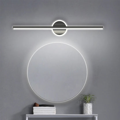 Modern LED Wall Lamp Black Mirror Light