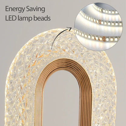 Crystal LED Table Lamp with Remote
