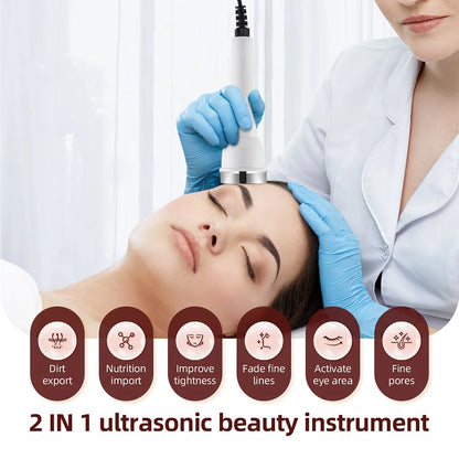 Ultrasound Skin Care Machine for Face Lifting, Eye Massager, SPA