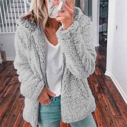 Women’s Plush Hooded Sweatshirt