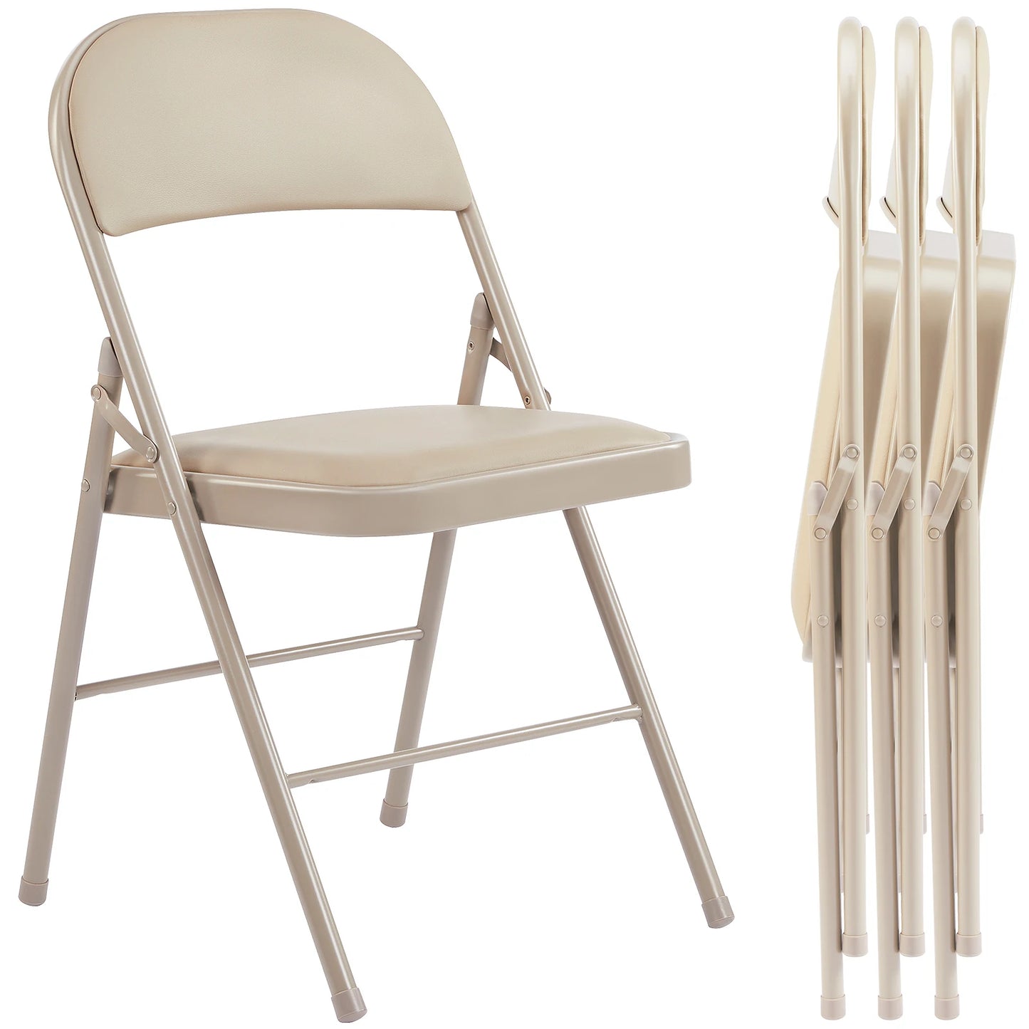 Leather Padded Folding Chairs