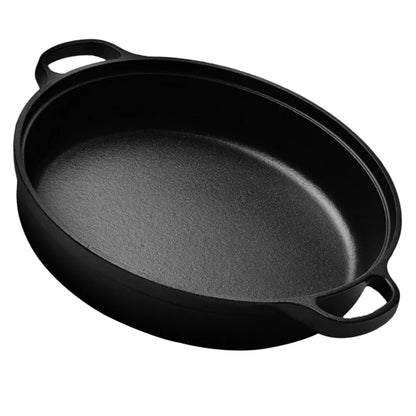 Wok Non-sticky Pot Camping Cooker Frying Pans Cast Iron Skillet Hanging for Cooking Outdoor Saucepan Uncoated Picnic Cookware