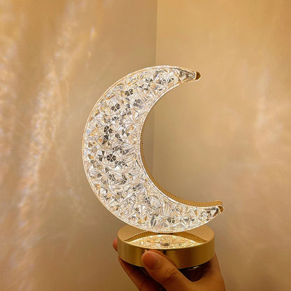 Crystal LED Table Lamp with Remote