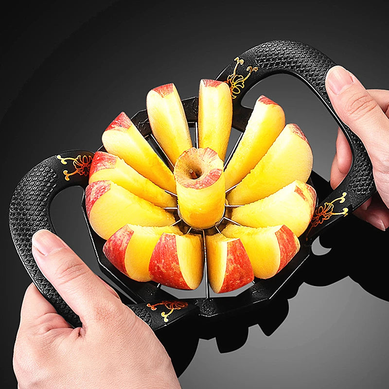 Stainless Steel Apple Corer Slicer, 8/12 Blade Fruit Divider