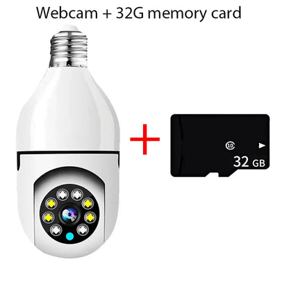 2.4G E27 WiFi Light Bulb Camera