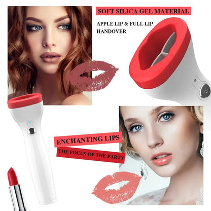 Silicone Electric Lip Plumper Device for Fuller, Bigger, Thicker Lips