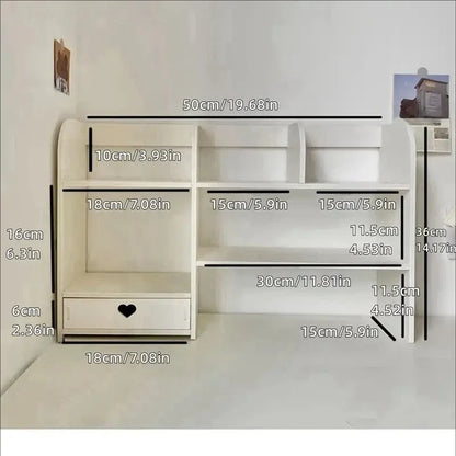 Double-Layer Desk Organizer Office Storage