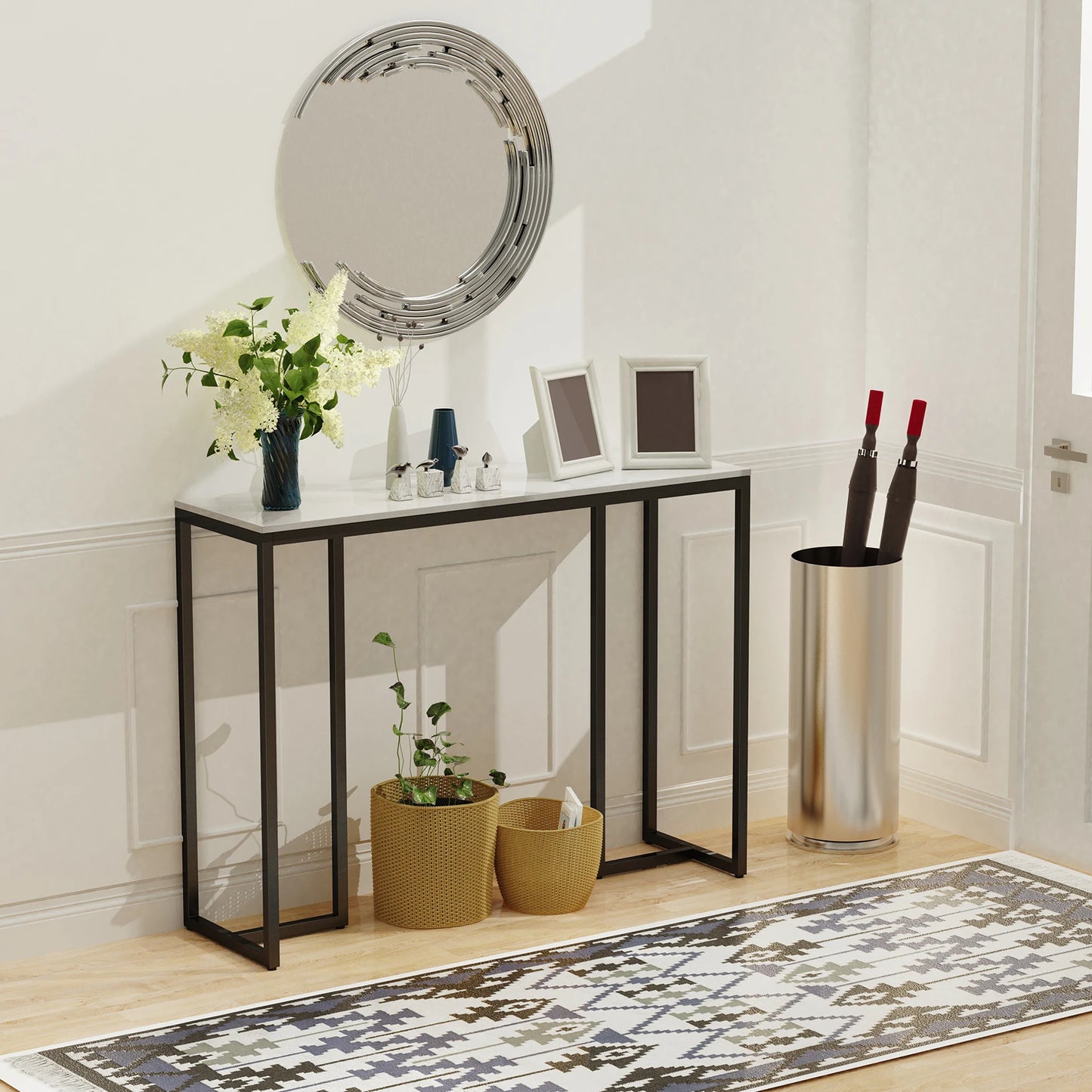 Light Luxury Modern Console Sofa Table