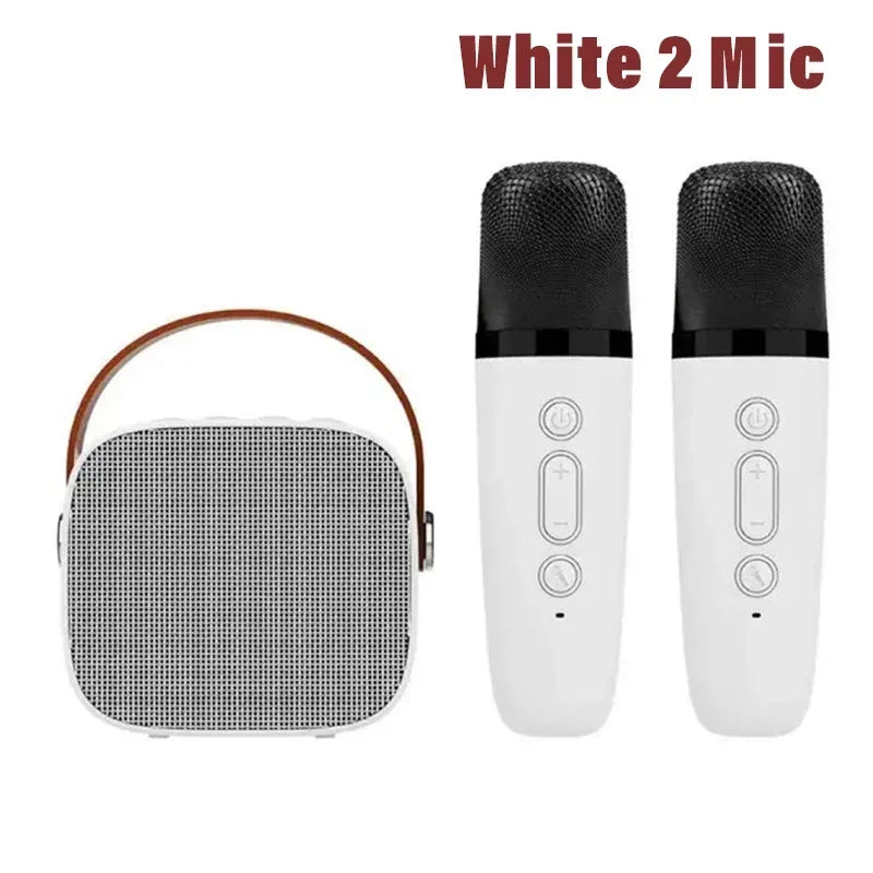 Wireless Dual Microphones Bluetooth KTV Speaker