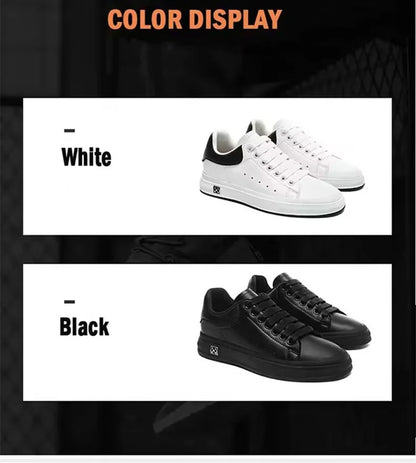 Casual Lift Sneakers Men Elevator Shoes Height Increase Insole 6cm White Black Taller Shoes Men Fashion Sports Plus Size 37-46