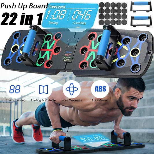 Automatic Count Push-Up Board Foldable Strength Training Equipment for Home