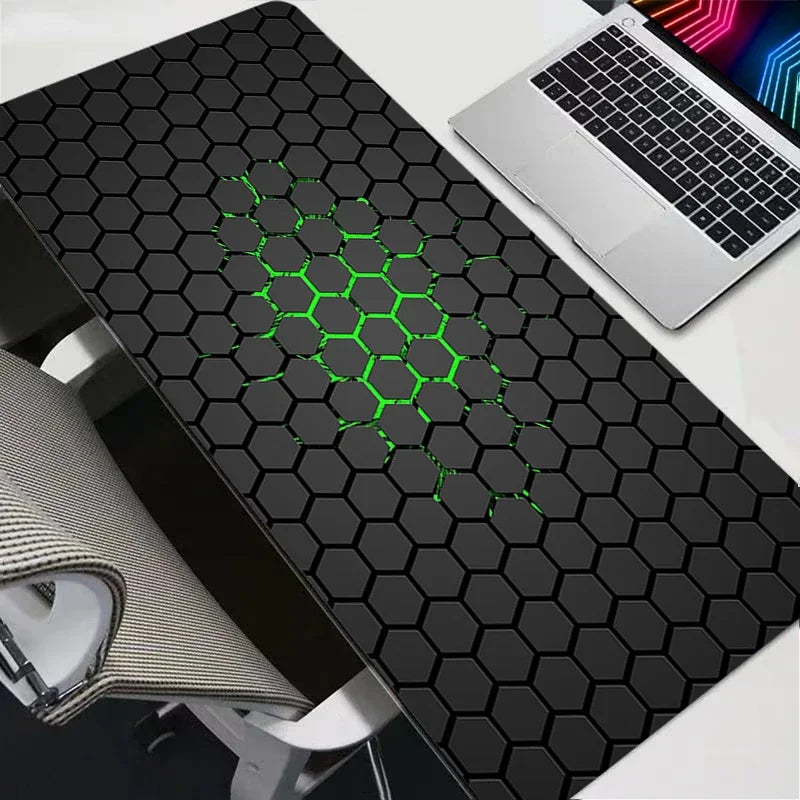 XXL Hexagon Mousepad for Gaming, Office, and Desktop Use