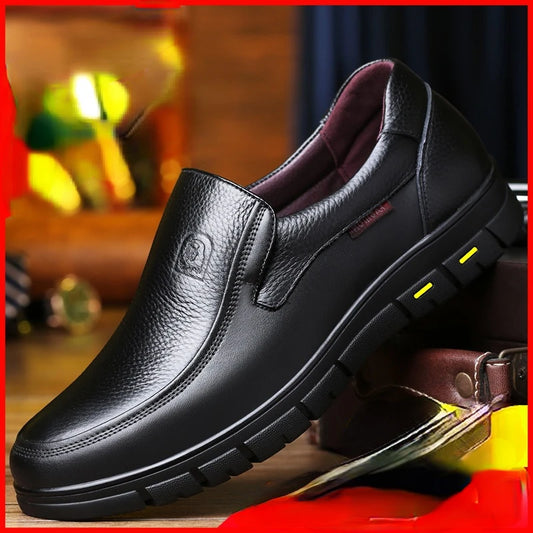 Genuine Leather Handmade Men’s Casual Loafers Walking Sneakers