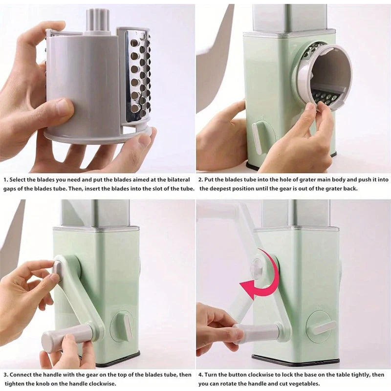 Multifunctional Vegetable Slicer, Cutter, Chopper, Grater, Shredder Kitchen Tool