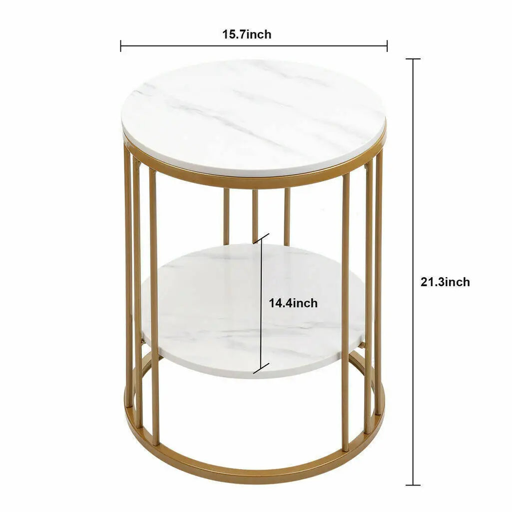 Tier Marble Side Table