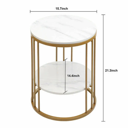 Tier Marble Side Table