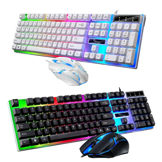 RGB Gaming Keyboard and Mouse Combo Set for PC, Laptop