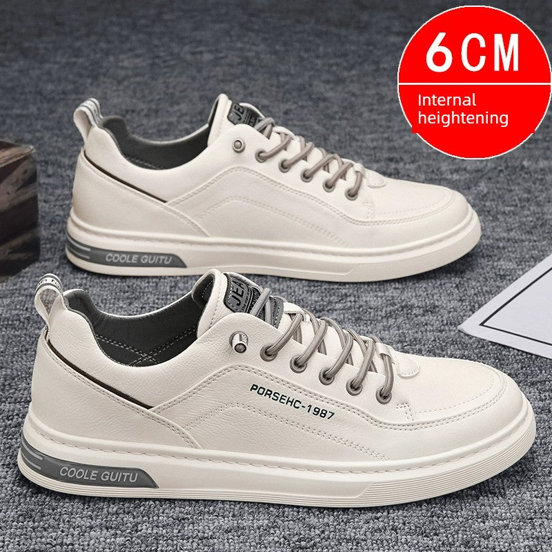 White Autumn Leisure Flats Men's Shoes