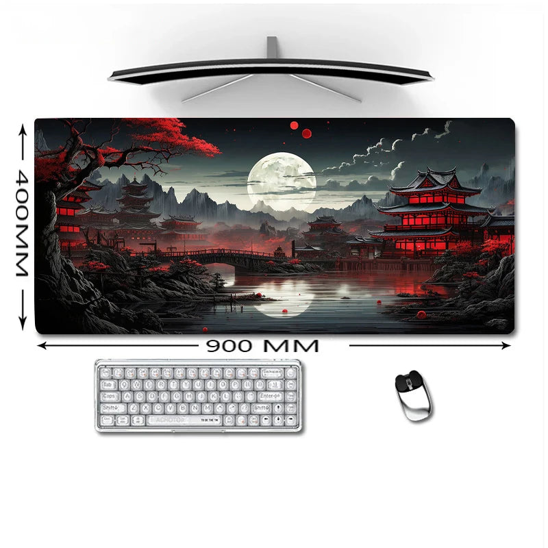 Starry Sky Moon XXL Gaming Mouse Pad for Desk