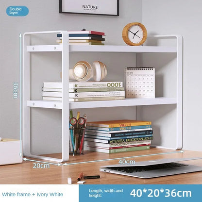 Wooden Desktop Shelf Storage Rack