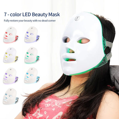 7-Color LED Photon Therapy Mask for Anti-Aging Skin Care