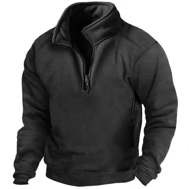 Stand Collar Loose Pullover Casual Hoodies