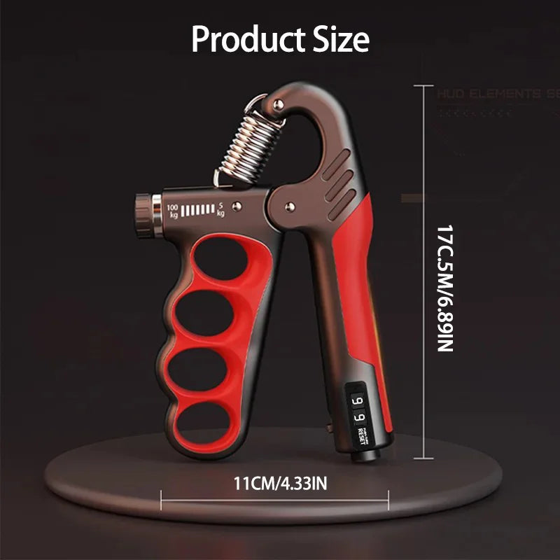 Adjustable Grip Strengthener 5-100kg Hand Expander for Muscle Recovery