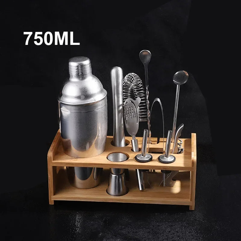 Stainless Steel Cocktail Shaker Mixer, Boston Shaker for Bartenders