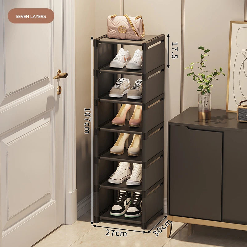 Multi-Layer Vertical Shoe Rack Organizer