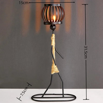 Nordic Metal Candlestick