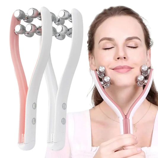 Y-Shape Face Massager Roller for Lifting, Chin Remover, Skin Care