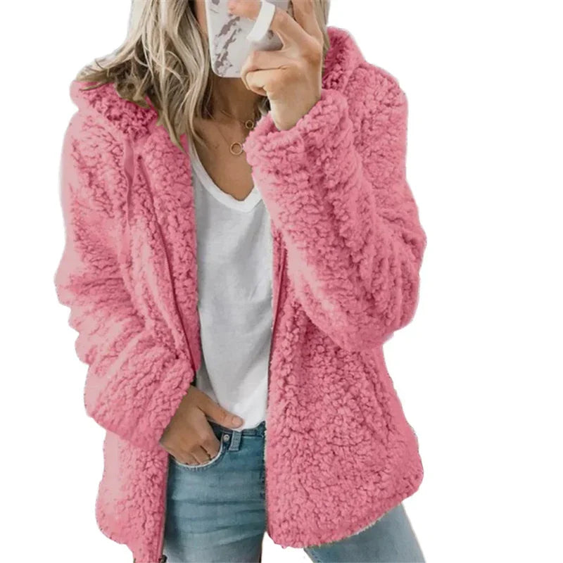 Women’s Plush Hooded Sweatshirt