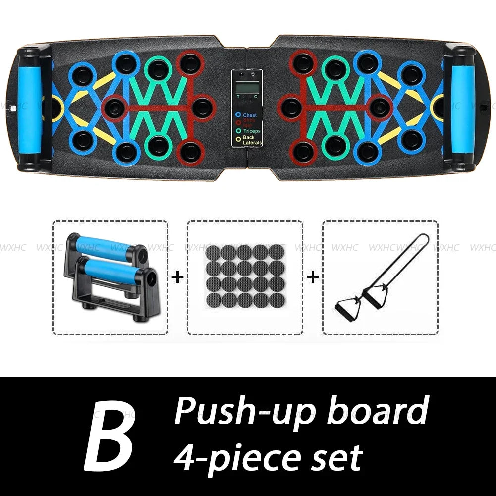 Automatic Count Push-Up Board Foldable Strength Training Equipment for Home