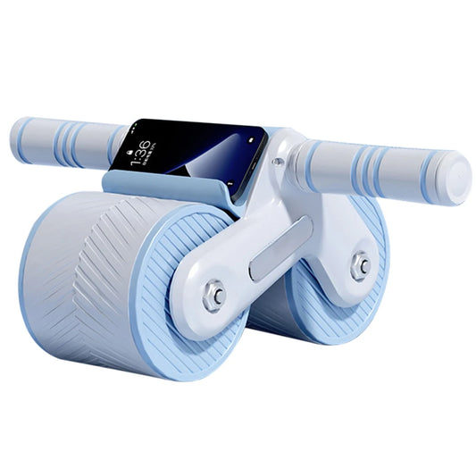 Abdominal Wheel Dual Design Rebound Anti-Slip Roller for Home Gym