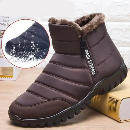 Winter Men’s Waterproof Ankle Snow Boots