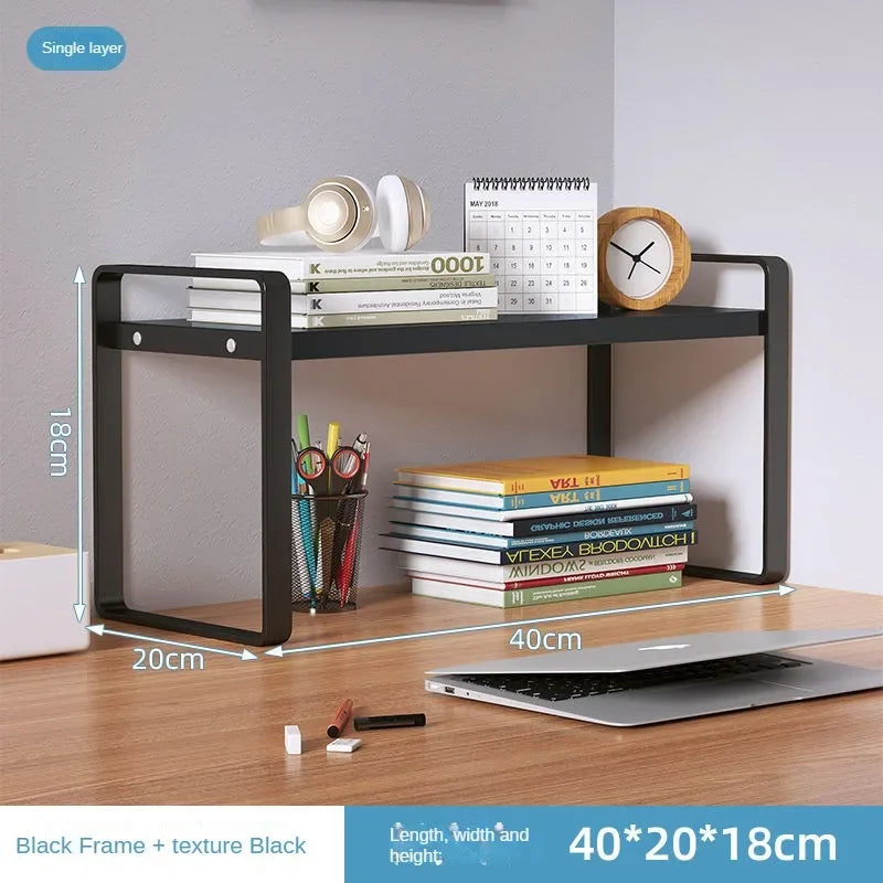 Wooden Desktop Shelf Storage Rack