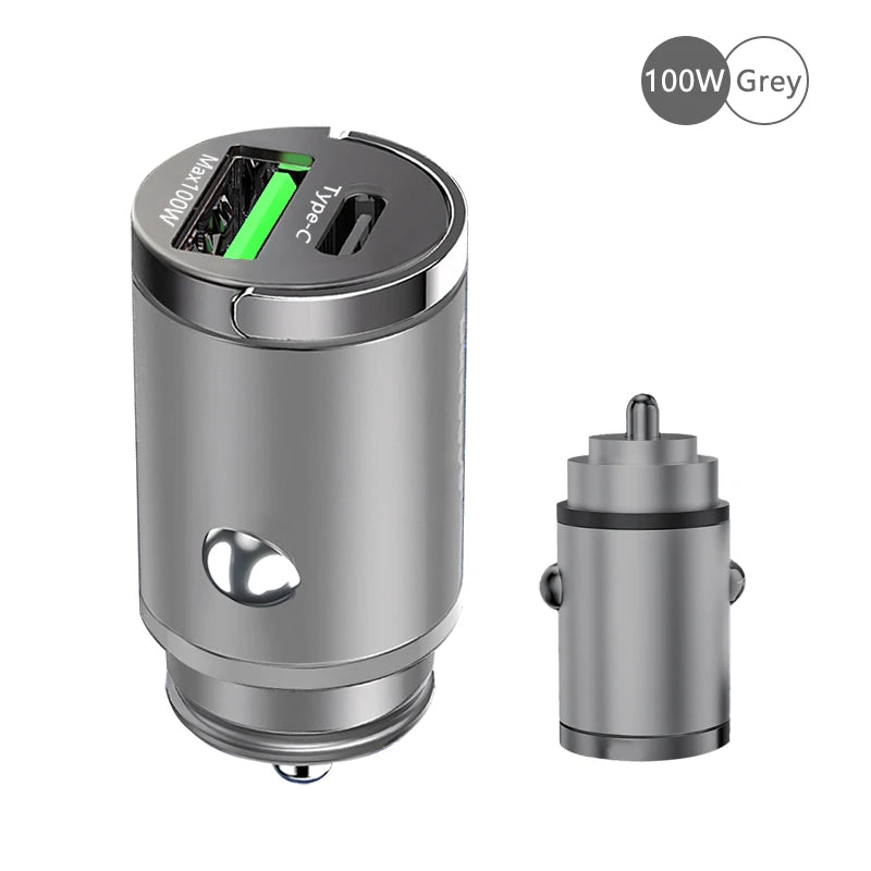 100W Mini Car Charger